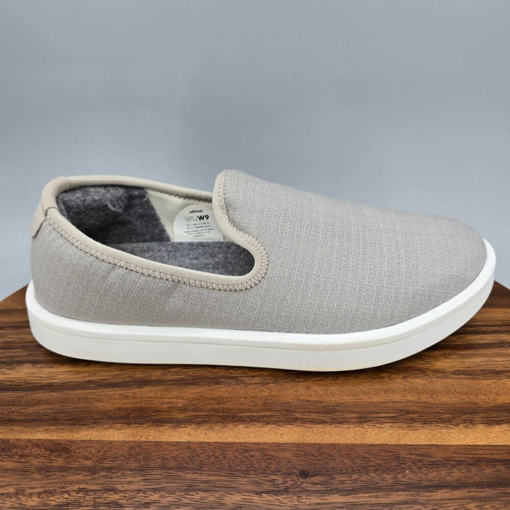 Allbirds Wool Loungers Woven Shoes Women's 9 Gray Slip On Comfort Flat Loafers
